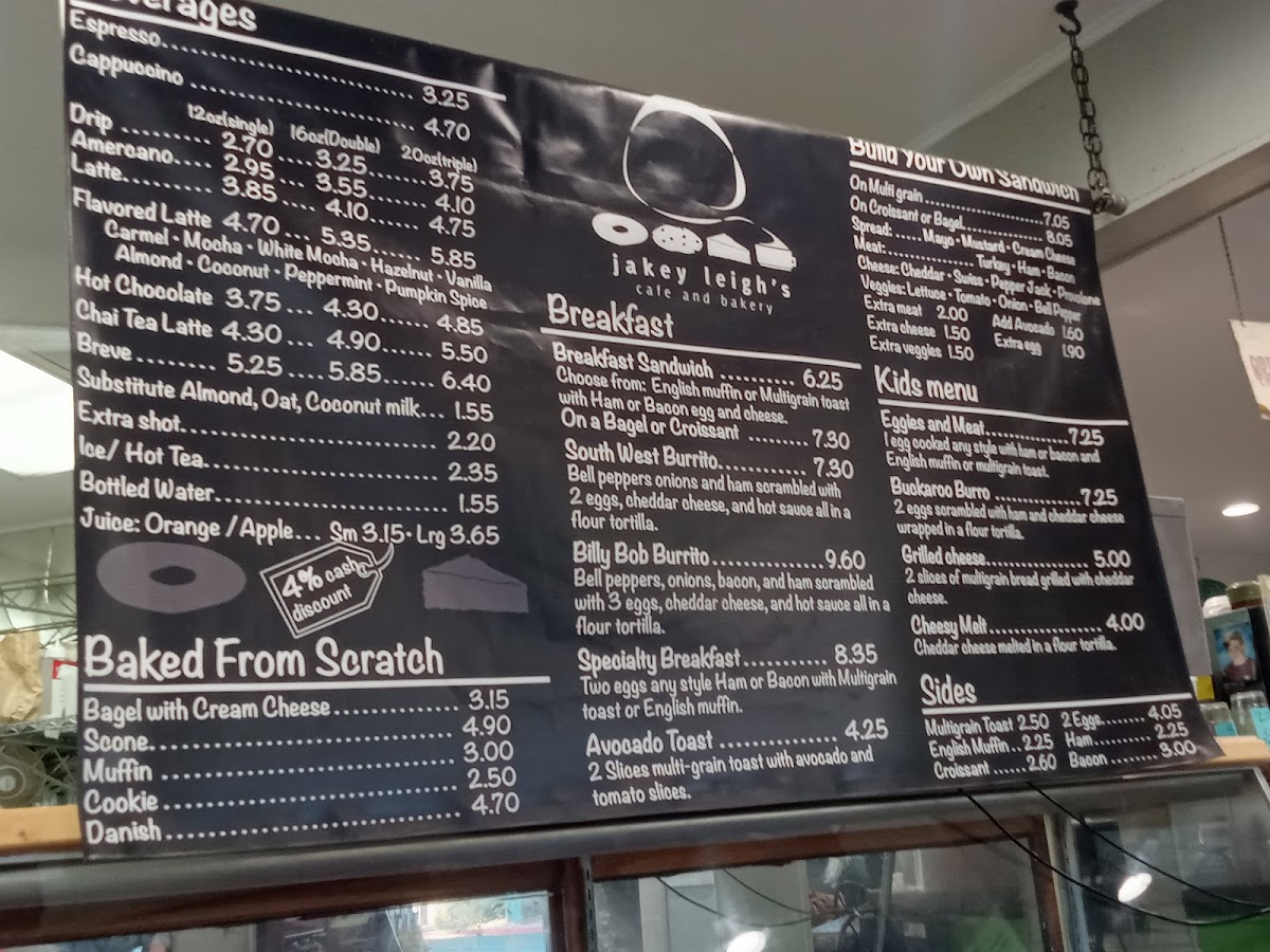 Menu Jakey Leigh's Café Bakery-10