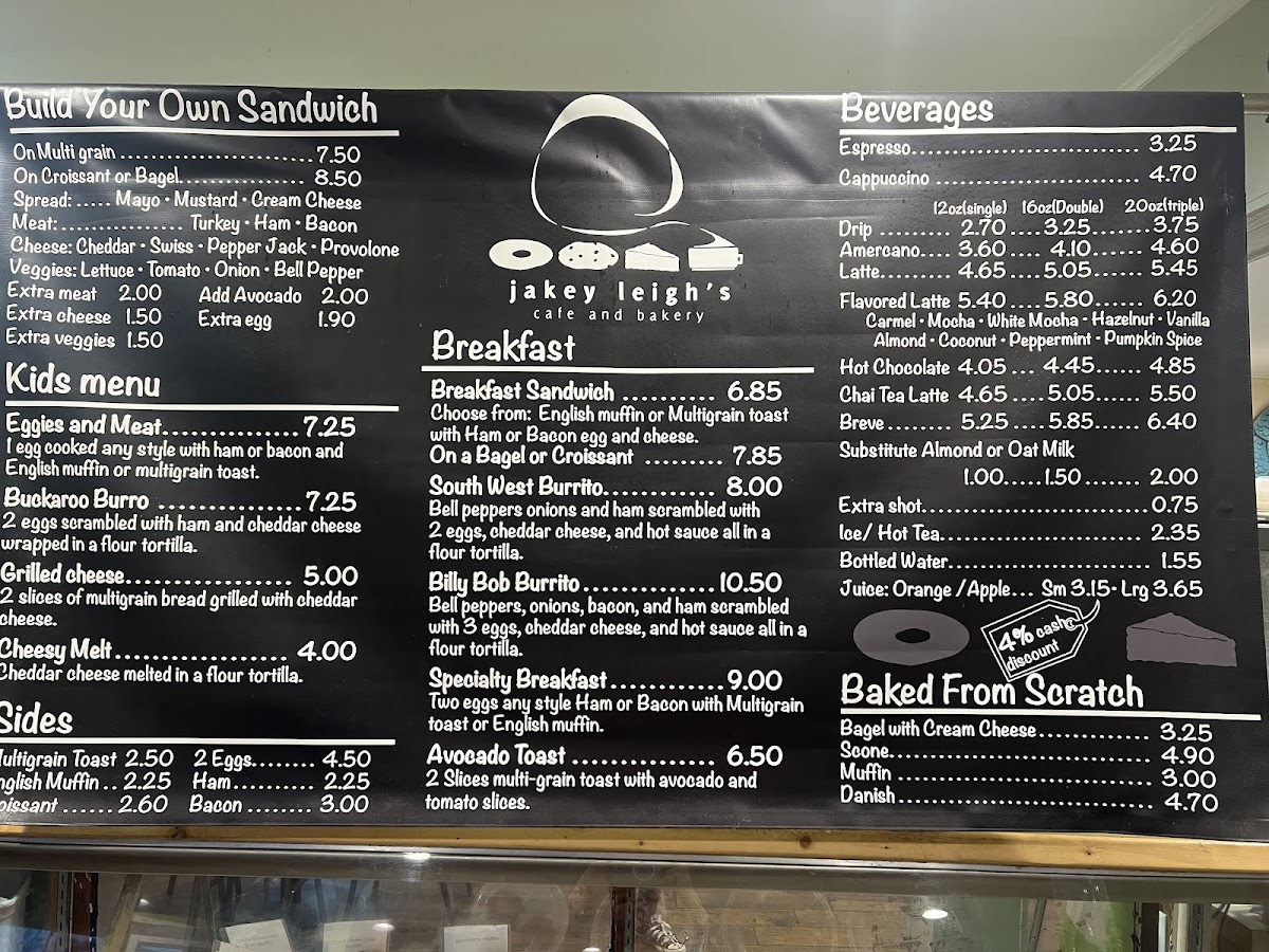Menu Jakey Leigh's Café Bakery-3