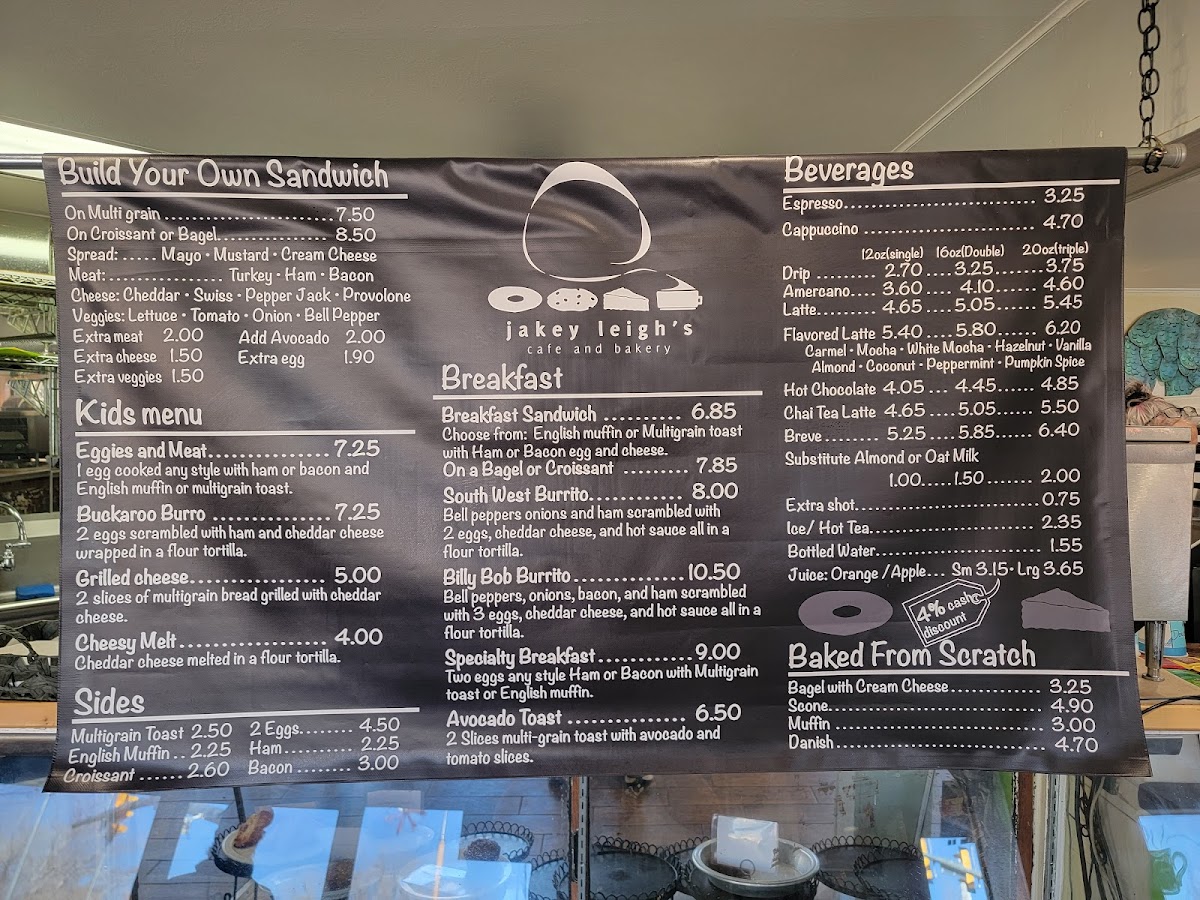 Menu Jakey Leigh's Café Bakery-4