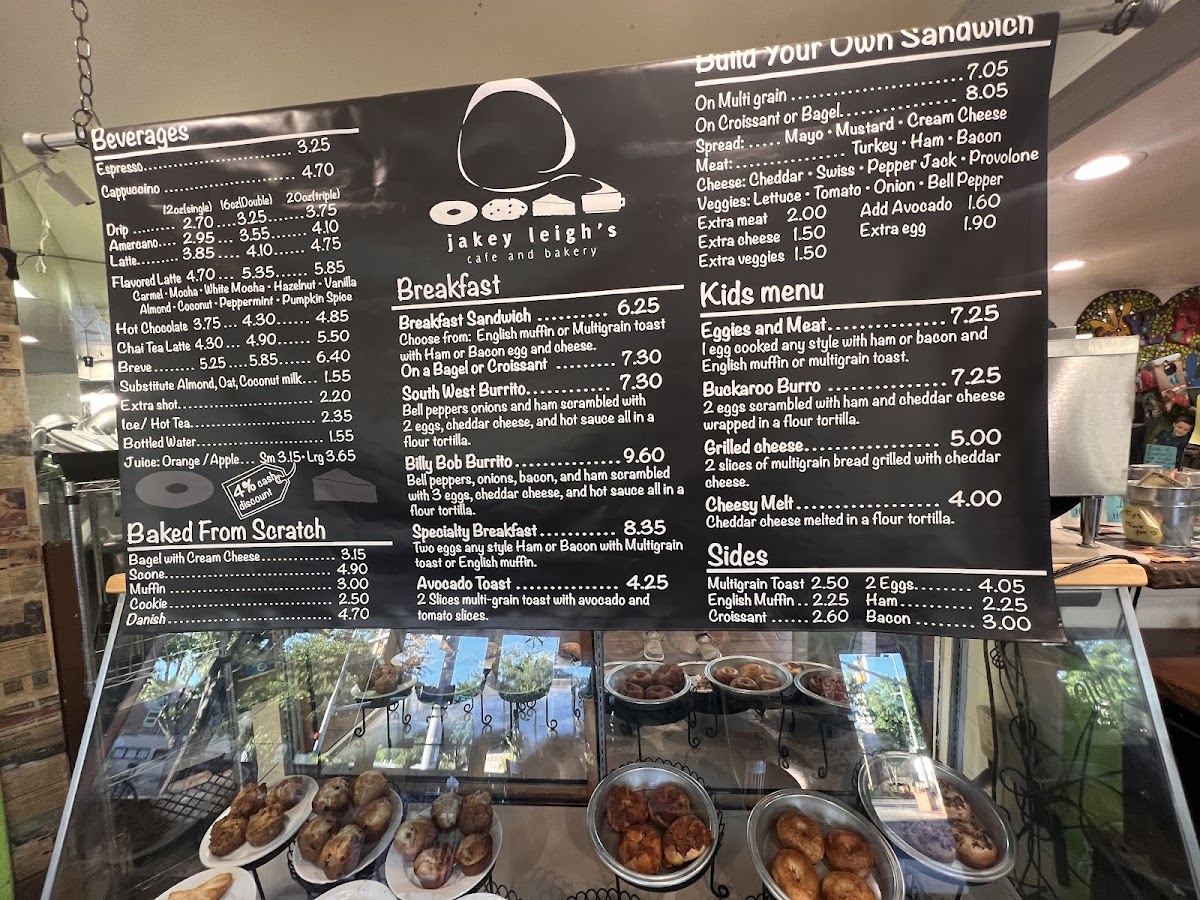 Menu Jakey Leigh's Café Bakery-7