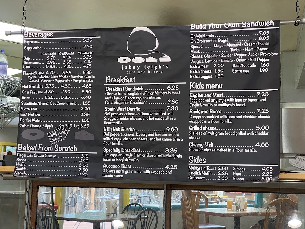 Menu Jakey Leigh's Café Bakery-9